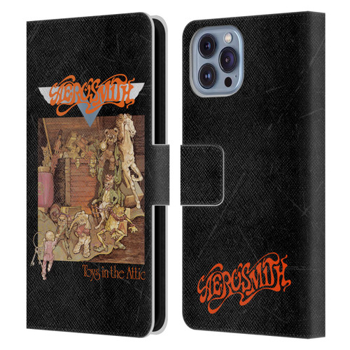 Aerosmith Classics Toys In The Attic Leather Book Wallet Case Cover For Apple iPhone 14
