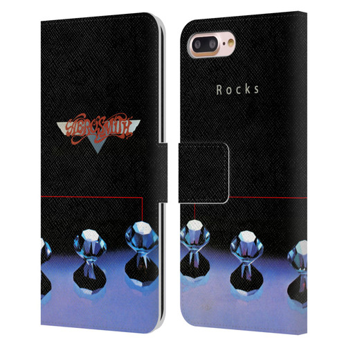 Aerosmith Classics Rocks Leather Book Wallet Case Cover For Apple iPhone 7 Plus / iPhone 8 Plus