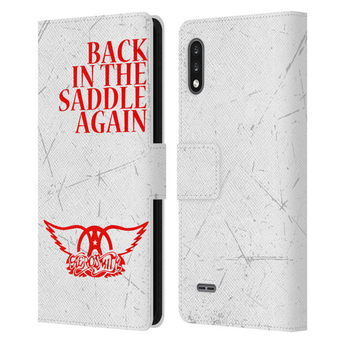 Aerosmith Classics Back In The Saddle Again Leather Book Wallet Case Cover For LG K22