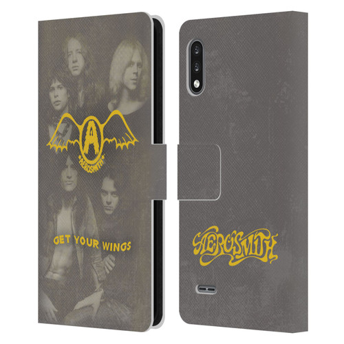 Aerosmith Classics Get Your Wings Leather Book Wallet Case Cover For LG K22