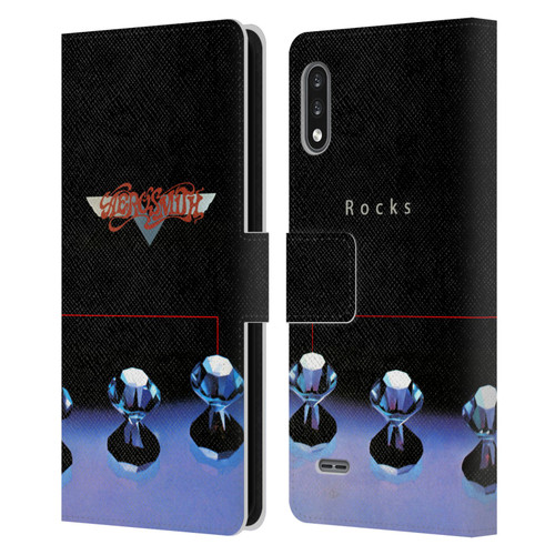 Aerosmith Classics Rocks Leather Book Wallet Case Cover For LG K22