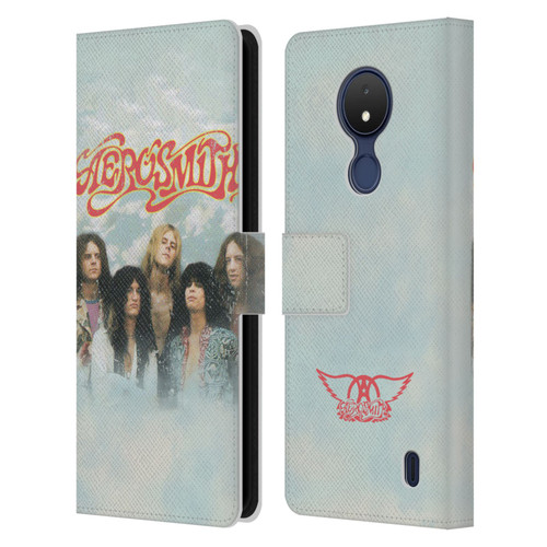 Aerosmith Classics Logo Decal Leather Book Wallet Case Cover For Nokia C21