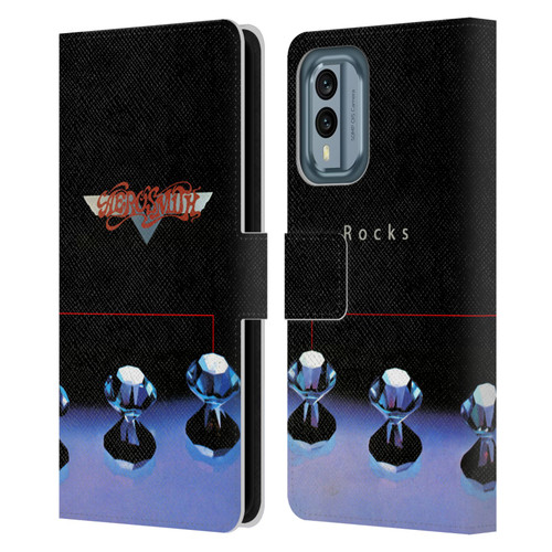 Aerosmith Classics Rocks Leather Book Wallet Case Cover For Nokia X30