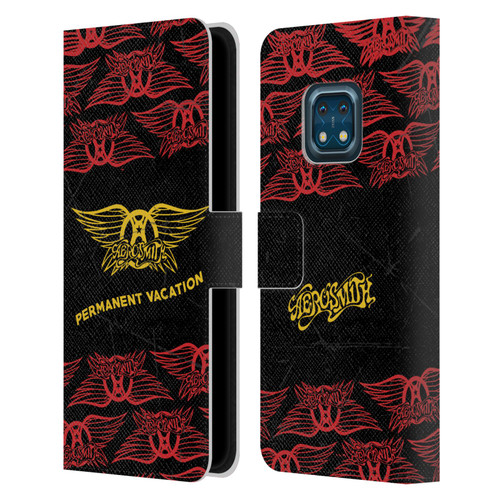 Aerosmith Classics Permanent Vacation Leather Book Wallet Case Cover For Nokia XR20