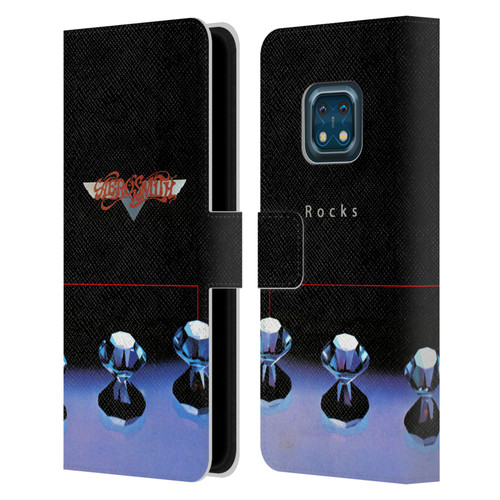 Aerosmith Classics Rocks Leather Book Wallet Case Cover For Nokia XR20