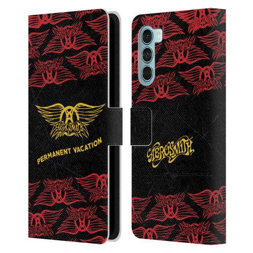 Aerosmith Classics Permanent Vacation Leather Book Wallet Case Cover For Motorola Edge S30 / Moto G200 5G