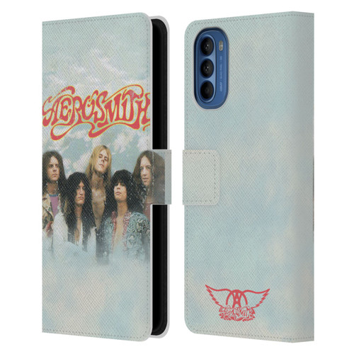 Aerosmith Classics Logo Decal Leather Book Wallet Case Cover For Motorola Moto G41