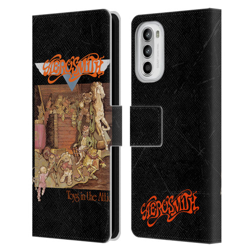 Aerosmith Classics Toys In The Attic Leather Book Wallet Case Cover For Motorola Moto G52