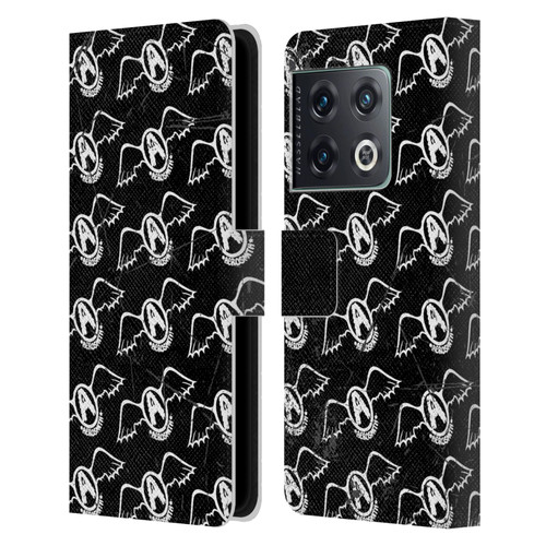 Aerosmith Classics Logo Pattern Leather Book Wallet Case Cover For OnePlus 10 Pro