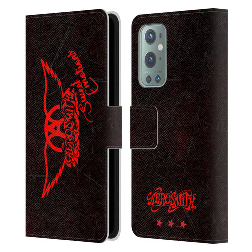 Aerosmith Classics Red Winged Sweet Emotions Leather Book Wallet Case Cover For OnePlus 9