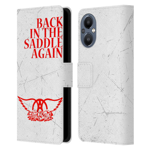 Aerosmith Classics Back In The Saddle Again Leather Book Wallet Case Cover For OnePlus Nord N20 5G