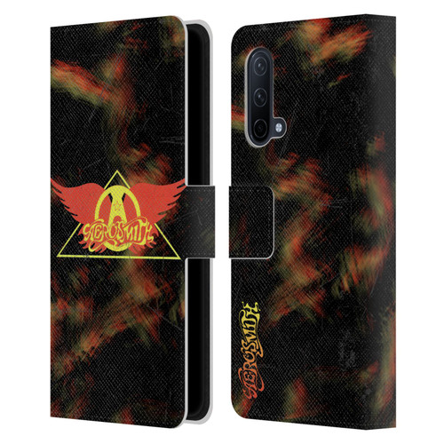 Aerosmith Classics Triangle Winged Leather Book Wallet Case Cover For OnePlus Nord CE 5G