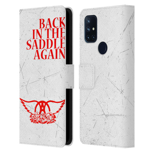 Aerosmith Classics Back In The Saddle Again Leather Book Wallet Case Cover For OnePlus Nord N10 5G