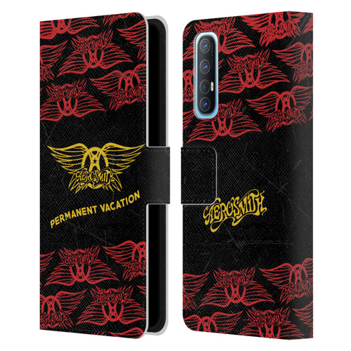 Aerosmith Classics Permanent Vacation Leather Book Wallet Case Cover For OPPO Find X2 Neo 5G
