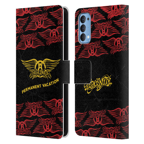 Aerosmith Classics Permanent Vacation Leather Book Wallet Case Cover For OPPO Reno 4 5G