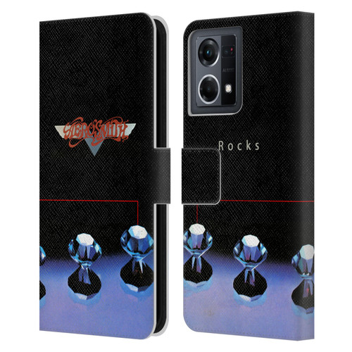 Aerosmith Classics Rocks Leather Book Wallet Case Cover For OPPO Reno8 4G