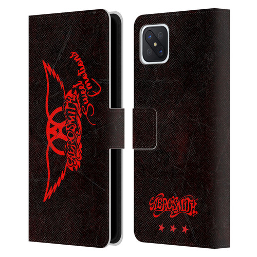 Aerosmith Classics Red Winged Sweet Emotions Leather Book Wallet Case Cover For OPPO Reno4 Z 5G