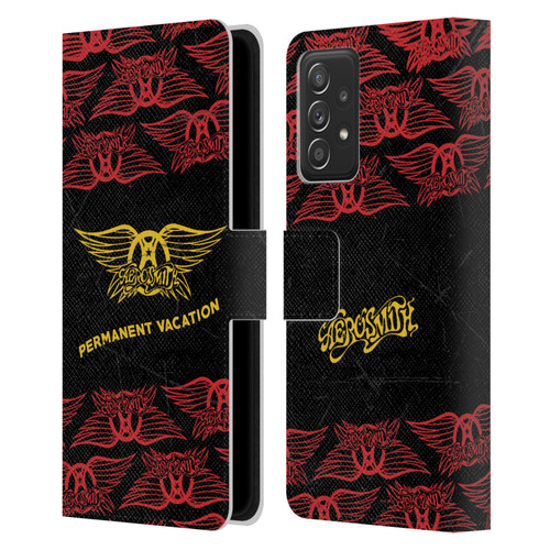 Aerosmith Classics Permanent Vacation Leather Book Wallet Case Cover For Samsung Galaxy A53 5G (2022)