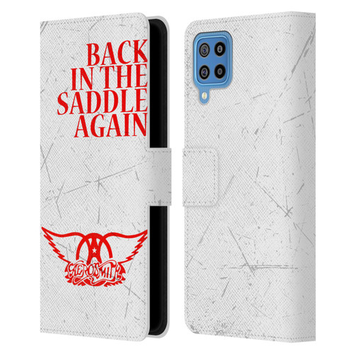 Aerosmith Classics Back In The Saddle Again Leather Book Wallet Case Cover For Samsung Galaxy F22 (2021)