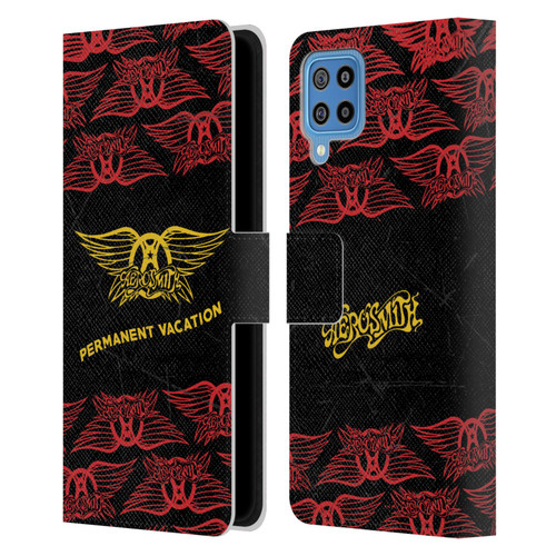Aerosmith Classics Permanent Vacation Leather Book Wallet Case Cover For Samsung Galaxy F22 (2021)