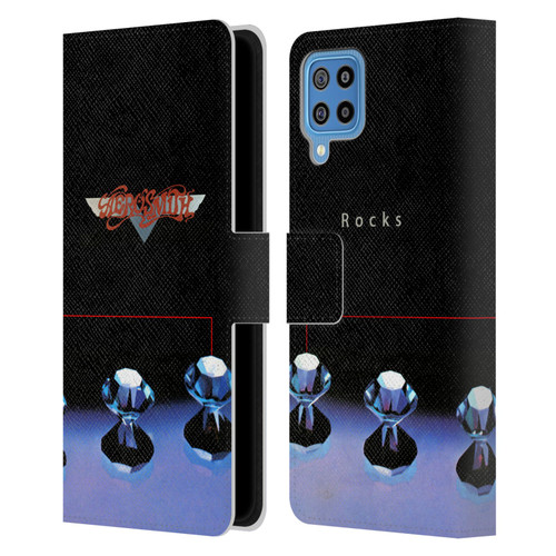 Aerosmith Classics Rocks Leather Book Wallet Case Cover For Samsung Galaxy F22 (2021)