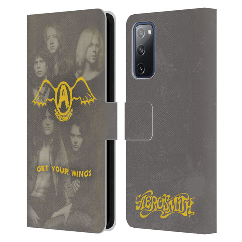 Aerosmith Classics Get Your Wings Leather Book Wallet Case Cover For Samsung Galaxy S20 FE / 5G