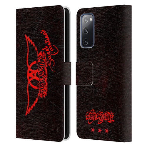 Aerosmith Classics Red Winged Sweet Emotions Leather Book Wallet Case Cover For Samsung Galaxy S20 FE / 5G