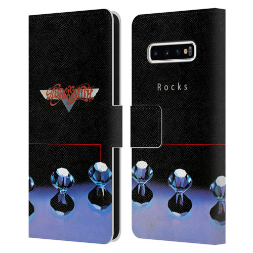 Aerosmith Classics Rocks Leather Book Wallet Case Cover For Samsung Galaxy S10+ / S10 Plus