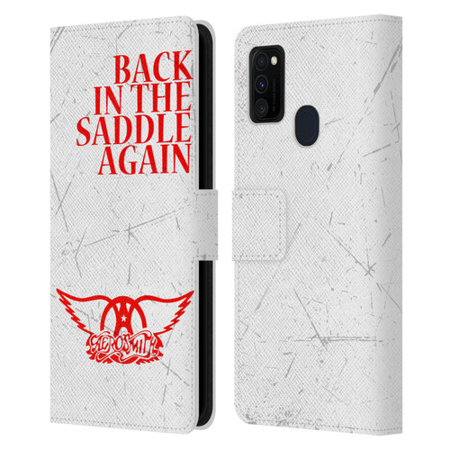 Aerosmith Classics Back In The Saddle Again Leather Book Wallet Case Cover For Samsung Galaxy M30s (2019)/M21 (2020)