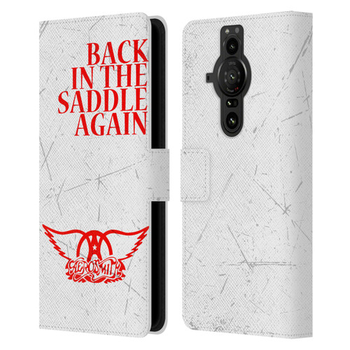 Aerosmith Classics Back In The Saddle Again Leather Book Wallet Case Cover For Sony Xperia Pro-I