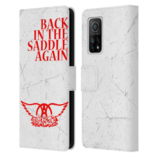 Aerosmith Classics Back In The Saddle Again Leather Book Wallet Case Cover For Xiaomi Mi 10T 5G
