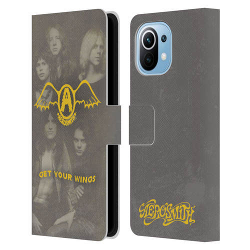 Aerosmith Classics Get Your Wings Leather Book Wallet Case Cover For Xiaomi Mi 11