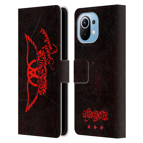 Aerosmith Classics Red Winged Sweet Emotions Leather Book Wallet Case Cover For Xiaomi Mi 11