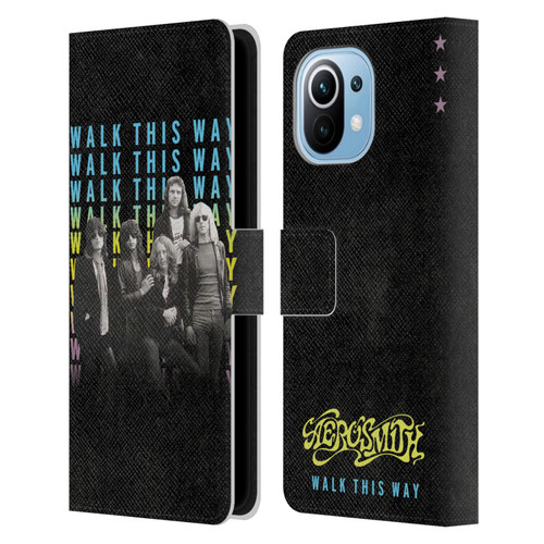 Aerosmith Classics Walk This Way Leather Book Wallet Case Cover For Xiaomi Mi 11