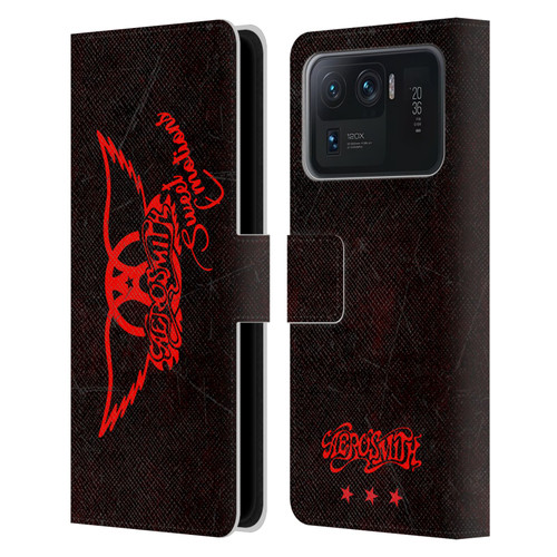 Aerosmith Classics Red Winged Sweet Emotions Leather Book Wallet Case Cover For Xiaomi Mi 11 Ultra