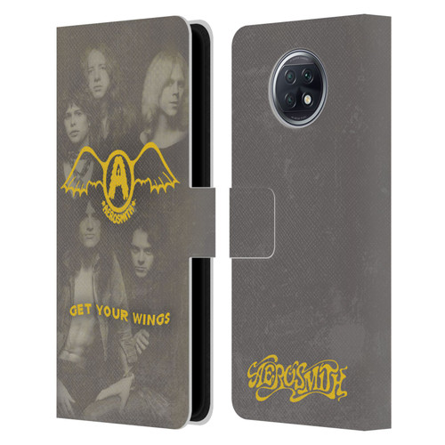 Aerosmith Classics Get Your Wings Leather Book Wallet Case Cover For Xiaomi Redmi Note 9T 5G