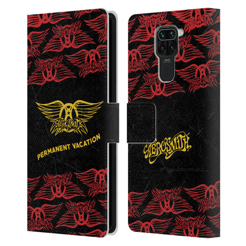 Aerosmith Classics Permanent Vacation Leather Book Wallet Case Cover For Xiaomi Redmi Note 9 / Redmi 10X 4G