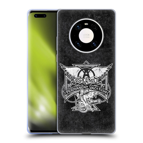 Aerosmith Black And White 1987 Permanent Vacation Soft Gel Case for Huawei Mate 40 Pro 5G