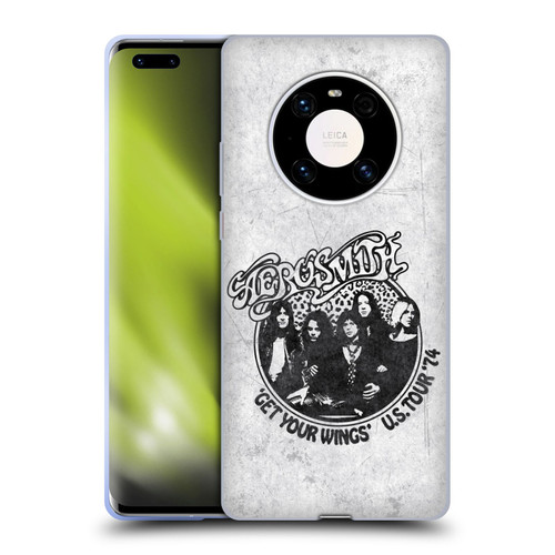 Aerosmith Black And White Get Your Wings US Tour Soft Gel Case for Huawei Mate 40 Pro 5G