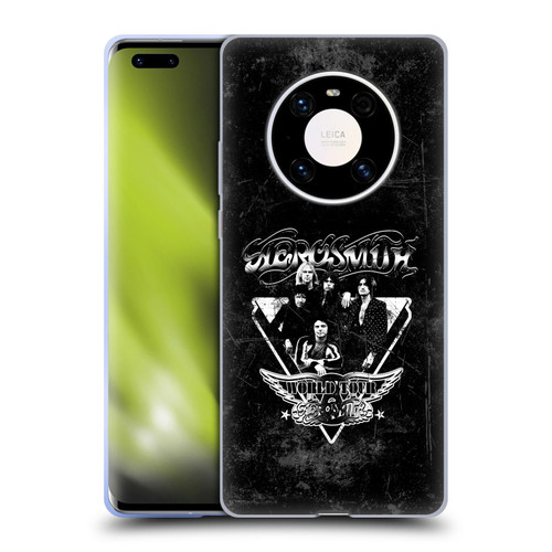 Aerosmith Black And White World Tour Soft Gel Case for Huawei Mate 40 Pro 5G