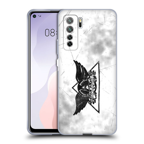 Aerosmith Black And White Triangle Winged Logo Soft Gel Case for Huawei Nova 7 SE/P40 Lite 5G