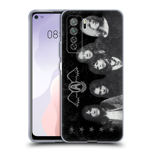 Aerosmith Black And White Vintage Photo Soft Gel Case for Huawei Nova 7 SE/P40 Lite 5G