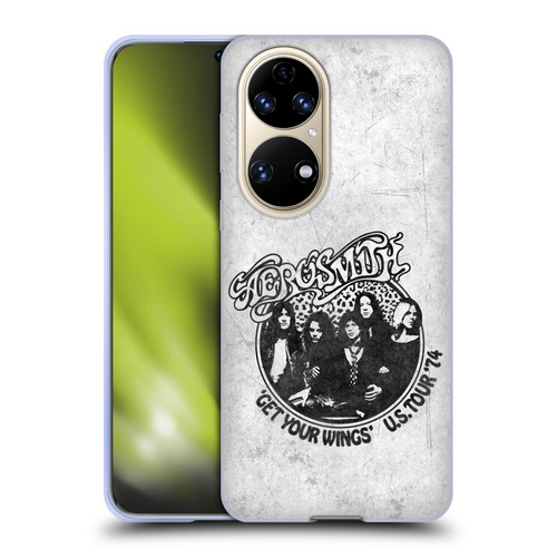 Aerosmith Black And White Get Your Wings US Tour Soft Gel Case for Huawei P50