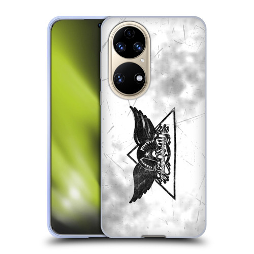 Aerosmith Black And White Triangle Winged Logo Soft Gel Case for Huawei P50