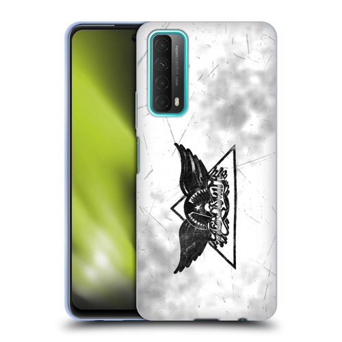 Aerosmith Black And White Triangle Winged Logo Soft Gel Case for Huawei P Smart (2021)
