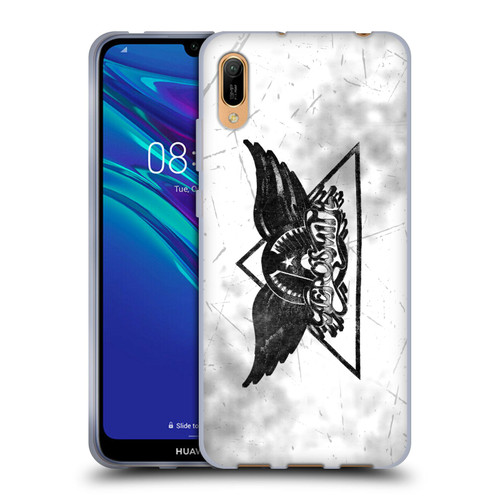 Aerosmith Black And White Triangle Winged Logo Soft Gel Case for Huawei Y6 Pro (2019)