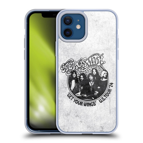 Aerosmith Black And White Get Your Wings US Tour Soft Gel Case for Apple iPhone 12 / iPhone 12 Pro
