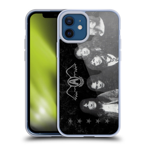 Aerosmith Black And White Vintage Photo Soft Gel Case for Apple iPhone 12 / iPhone 12 Pro