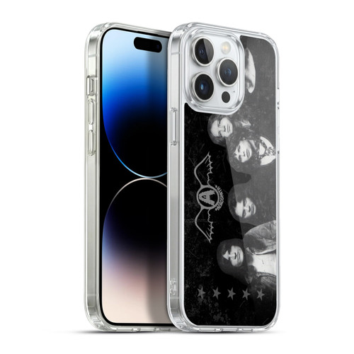 Aerosmith Black And White Vintage Photo Soft Gel Case for Apple iPhone 13 Pro Max & MagSafe