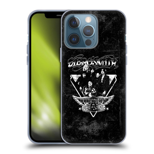 Aerosmith Black And White World Tour Soft Gel Case for Apple iPhone 13 Pro